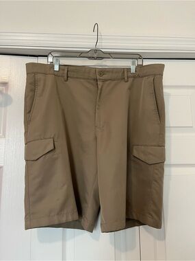 Greg Norman Collection Men's Cargo Shorts - Khaki Tan